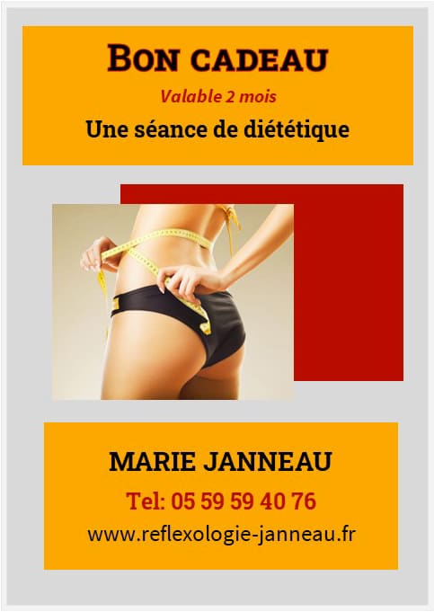 bon cadeau diététique